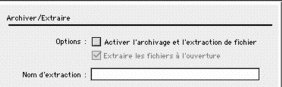 archiver/extraire